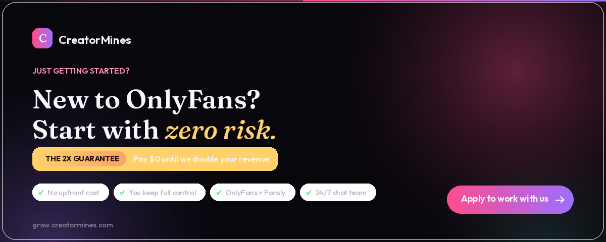CreatorMines — new to OnlyFans? Start with zero risk