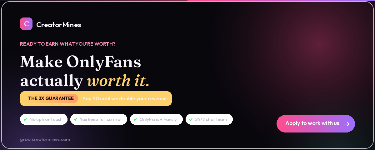 CreatorMines — make OnlyFans actually worth it